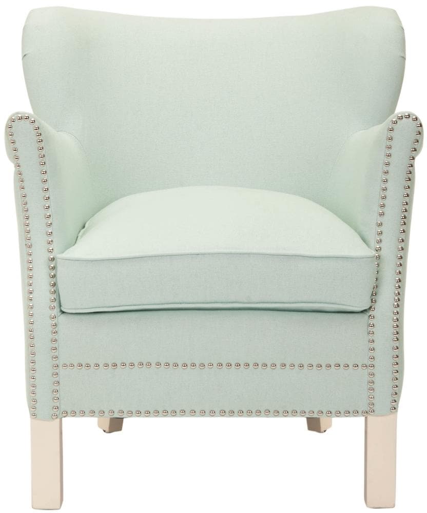 Safavieh Jenny Casual Robins Egg Blue Linen Accent Chair