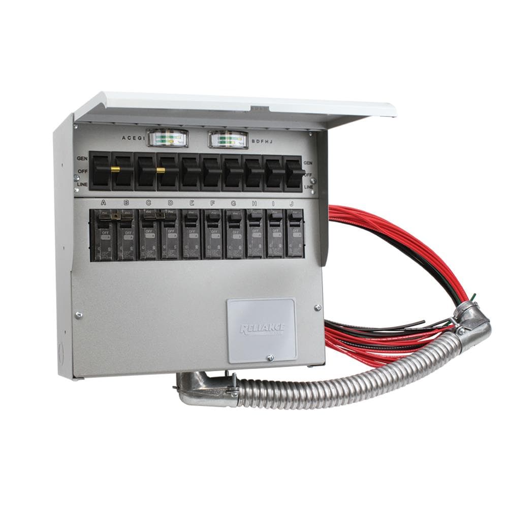 Reliance 50-Amp Manual Transfer Switch 510C