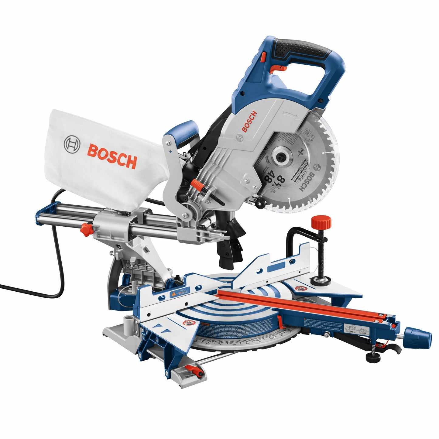 Bosch Glide 8-1/2-in 12-Amp Single Bevel Sliding Compound Corded Miter Saw CM8S