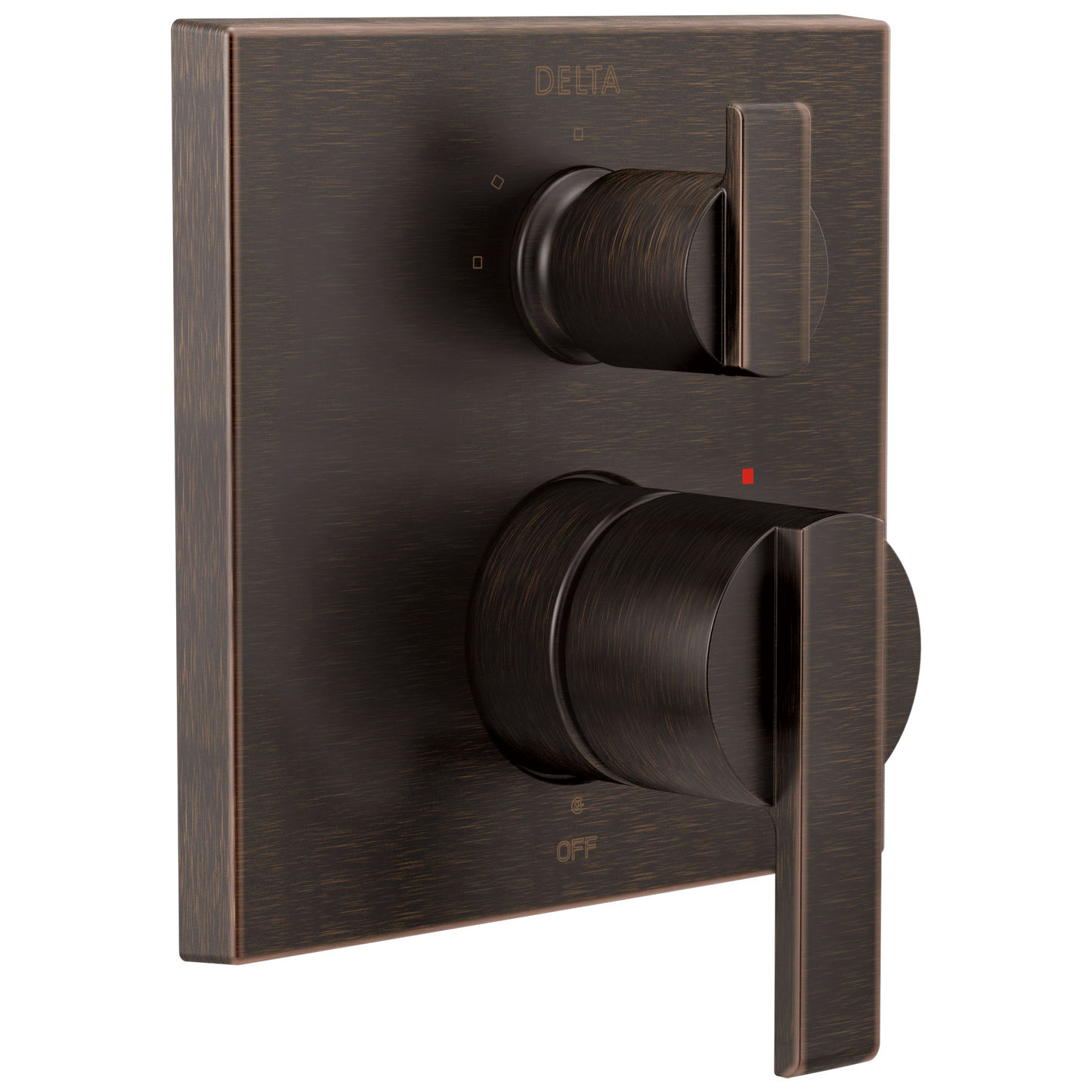 Delta Angular Venetian Bronze 3.438-Inches Universal Universal Shower mixer 0.5-Inches -ID