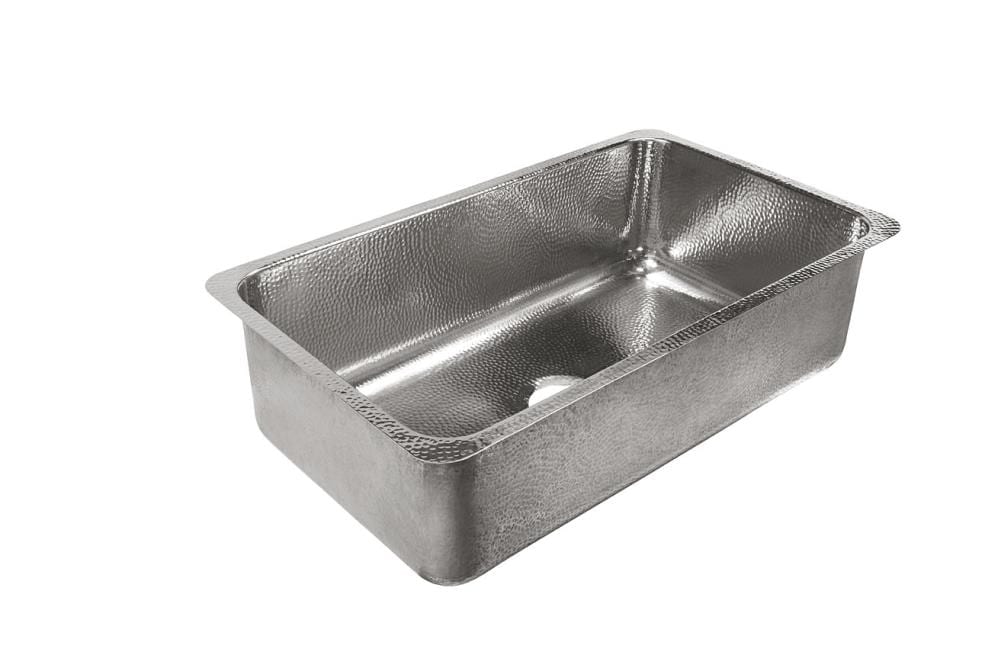 SINKOLOGY Rivera Undermount 31.25-in x 18.25-in Stainless steel Single bowl Corner Install 18 -Gauge Kitchen Sink