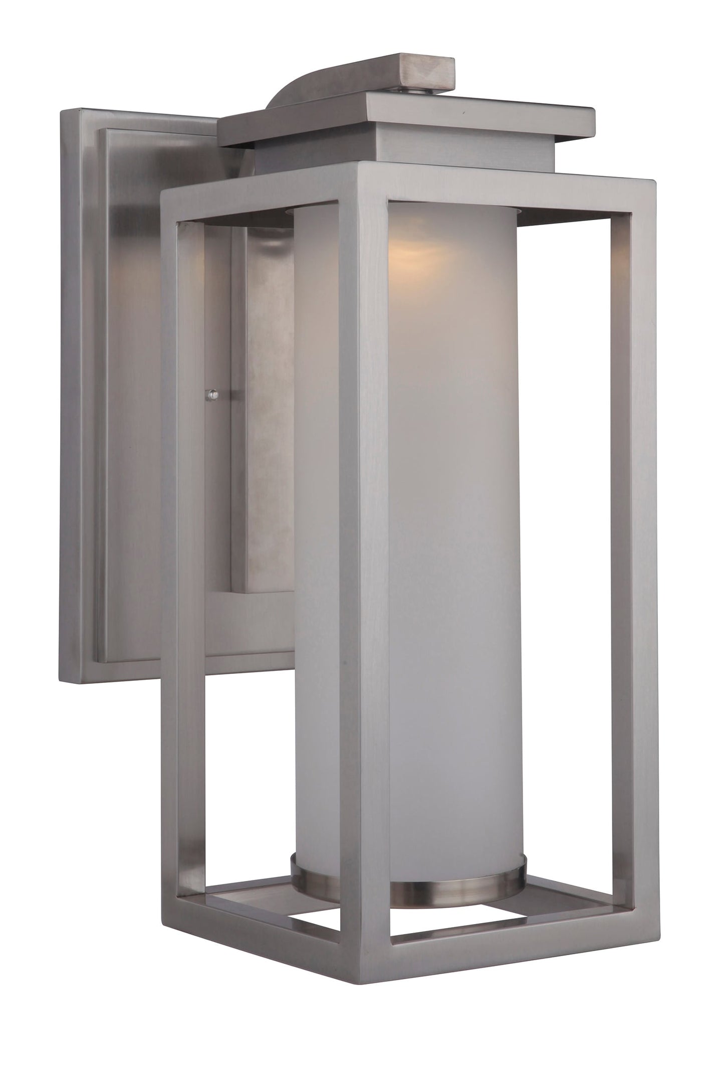 Craftmade Vailridge 20-in H Nickel Hardwired Integrated LED Outdoor Wall Light