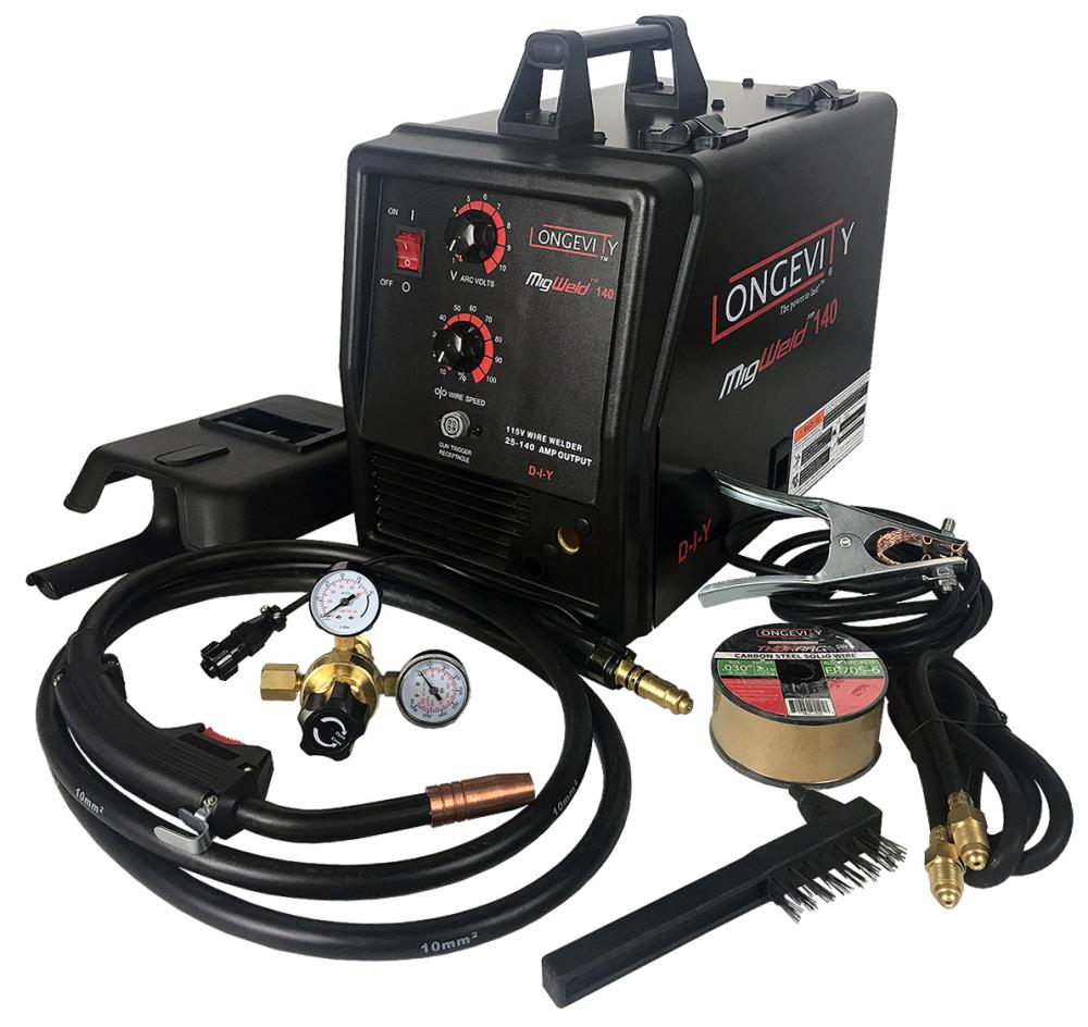 Longevity 120-Volt 140-Amp Mig Flux-cored Wire Feed Welder 880144