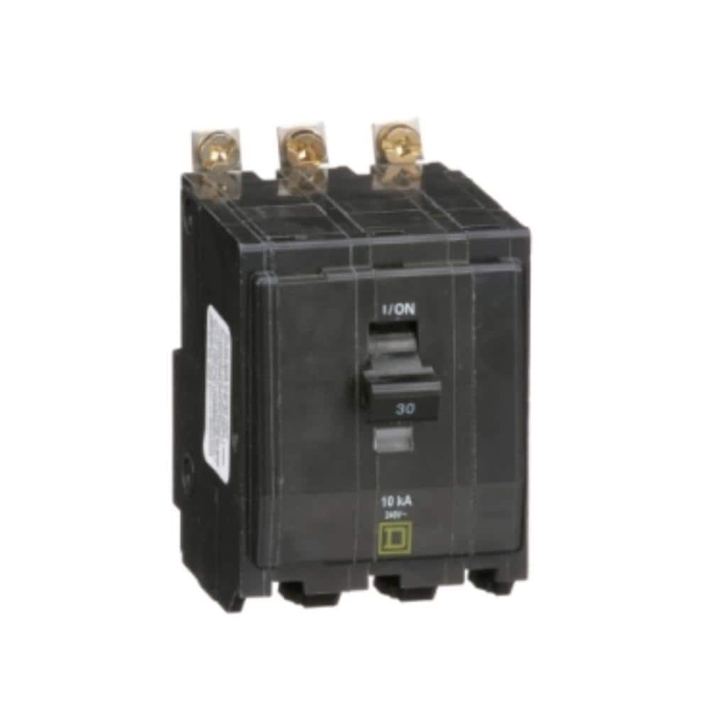 Square D QO 30-amp 3 -Pole Standard trip Circuit Breaker