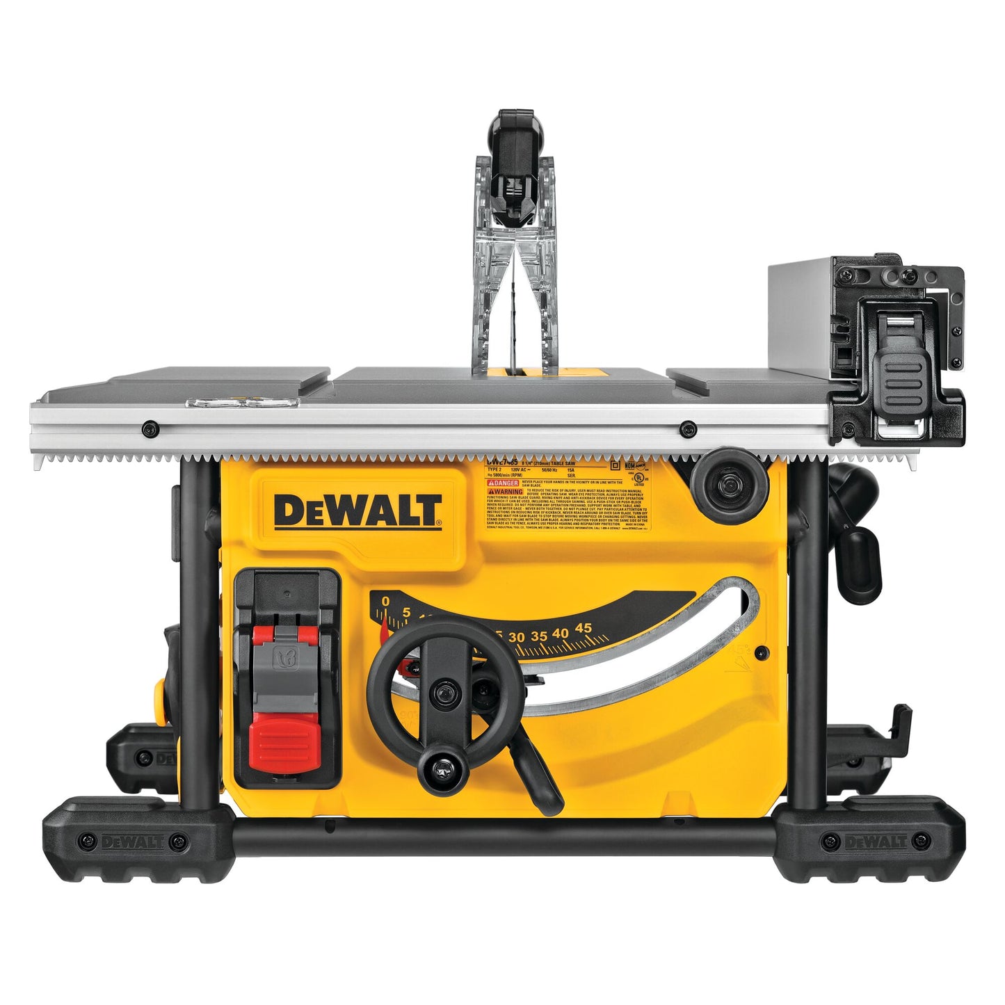 DEWALT 8.25-in 15-Amp Corded Portable Jobsite Table Saw DWE7485