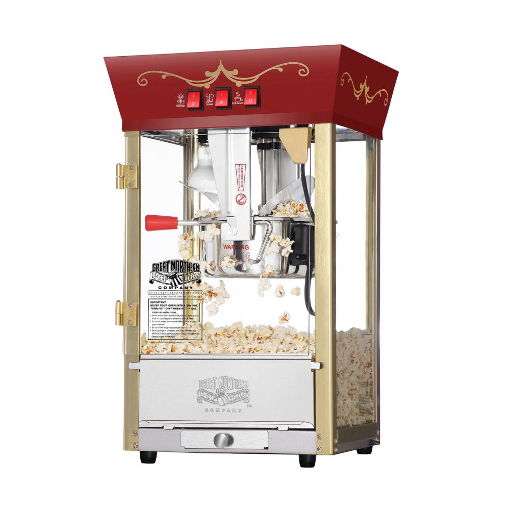 Great Northern Popcorn 1 Cup Red Oil Countertop Popcorn Machine 956891QAT