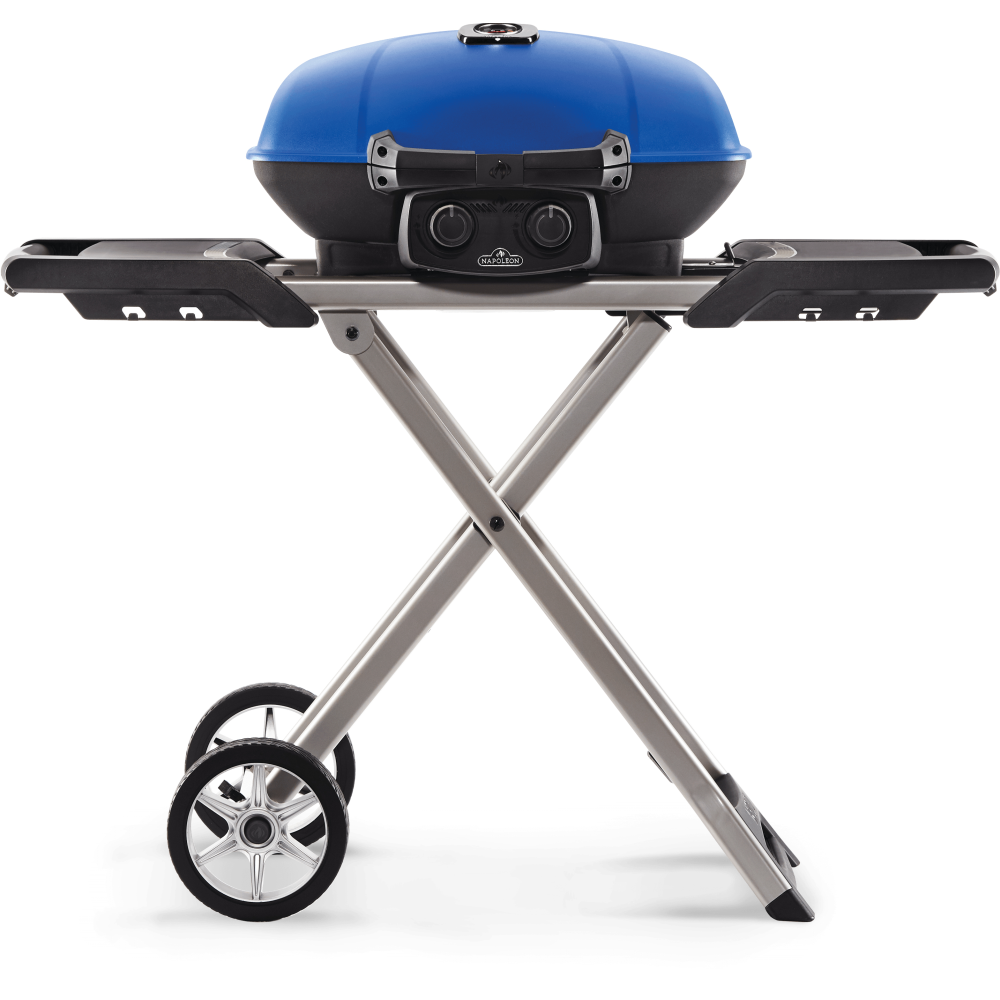NAPOLEON TravelQ 285 with Cart 285-Sq in Blue Portable Liquid Propane Grill TQ285X-BL-1