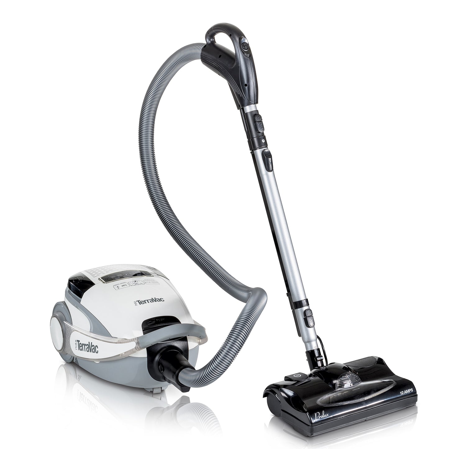 Prolux TerraVac Canister Vacuum - Limited Edition Cosmic Cobalt Color, Powerful & Quiet, Deluxe Series with Electric Power Head & Variable Speed Motor PROLUX_TERRA_W