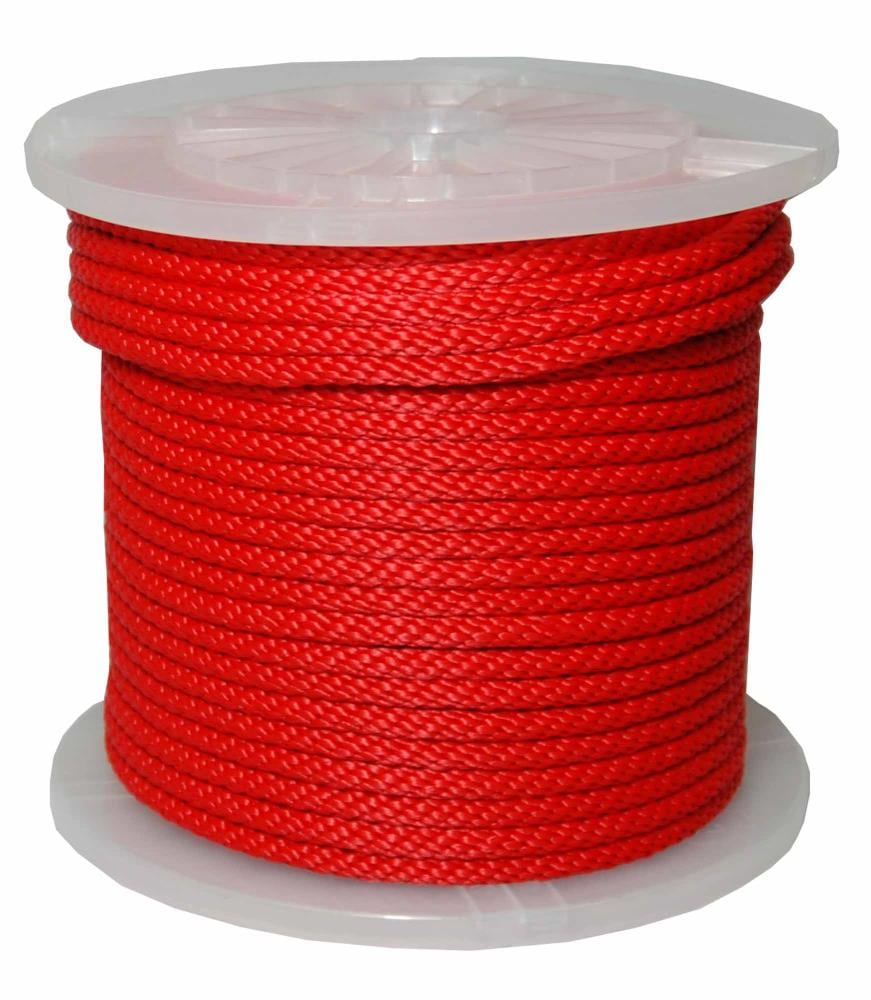 T.W. Evans Cordage 0.5-in x 300-ft Braided Polypropylene Rope (By-the-Roll) 96015