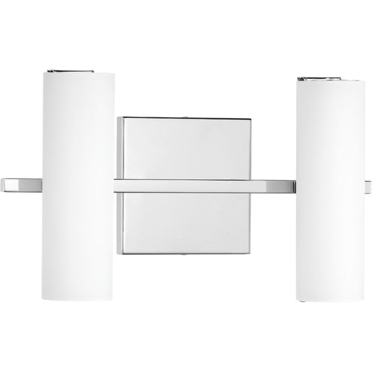 Progress Lighting Colonnade LED 13.25-in 2 -Light Polished Chrome Integrated LED Modern/contemporary Vanity light 1158845