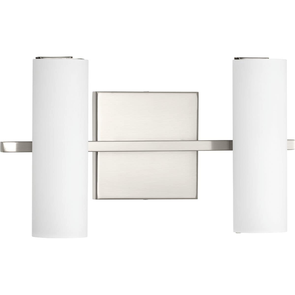 Progress Lighting Colonnade LED 13.25-in 2 -Light Brushed Nickel Integrated LED Modern/contemporary Vanity light 1158844