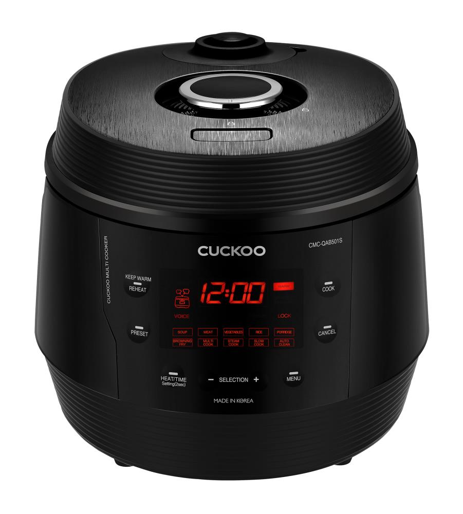 CUCKOO 5 Cups Programmable Commercial Black Rice Cooker CMC-QAB501S