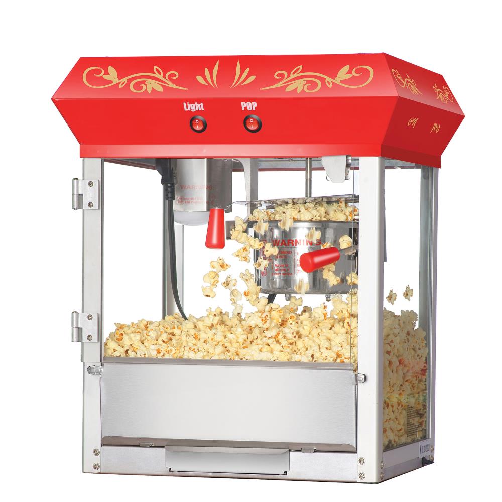 Great Northern Popcorn 1 Cup Stainless Steel Oil Countertop Popcorn Machine 318758JWY