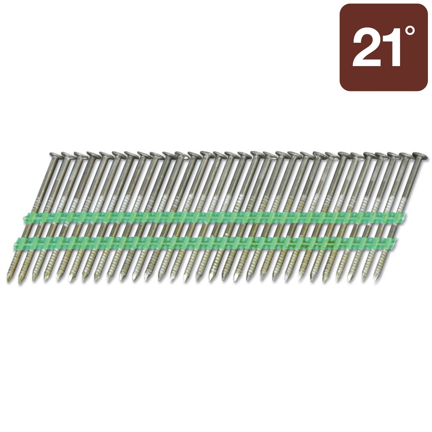 Metabo HPT 2-3/8-in x 0.113-in 21 Degree Bright Ring Shank Collated Framing Nails (5000-Per Box) 10103HPT