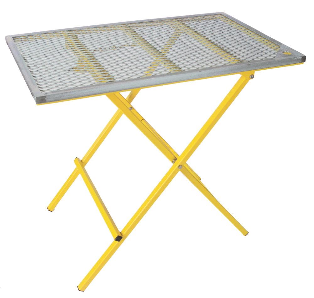 Southwire 36-in H Yellow Steel Adjustable Height Portable Work Bench 783980