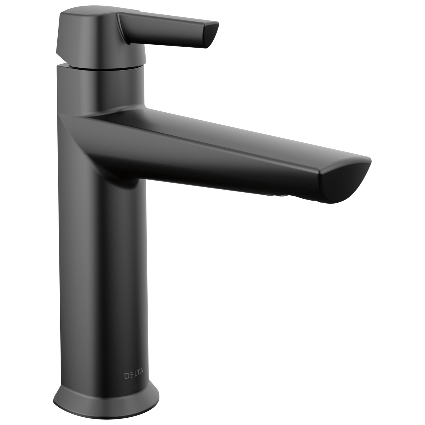 Delta Galeon Matte Black Single hole 1-handle WaterSense Low-arc Residential Handle Bathroom Sink Faucet