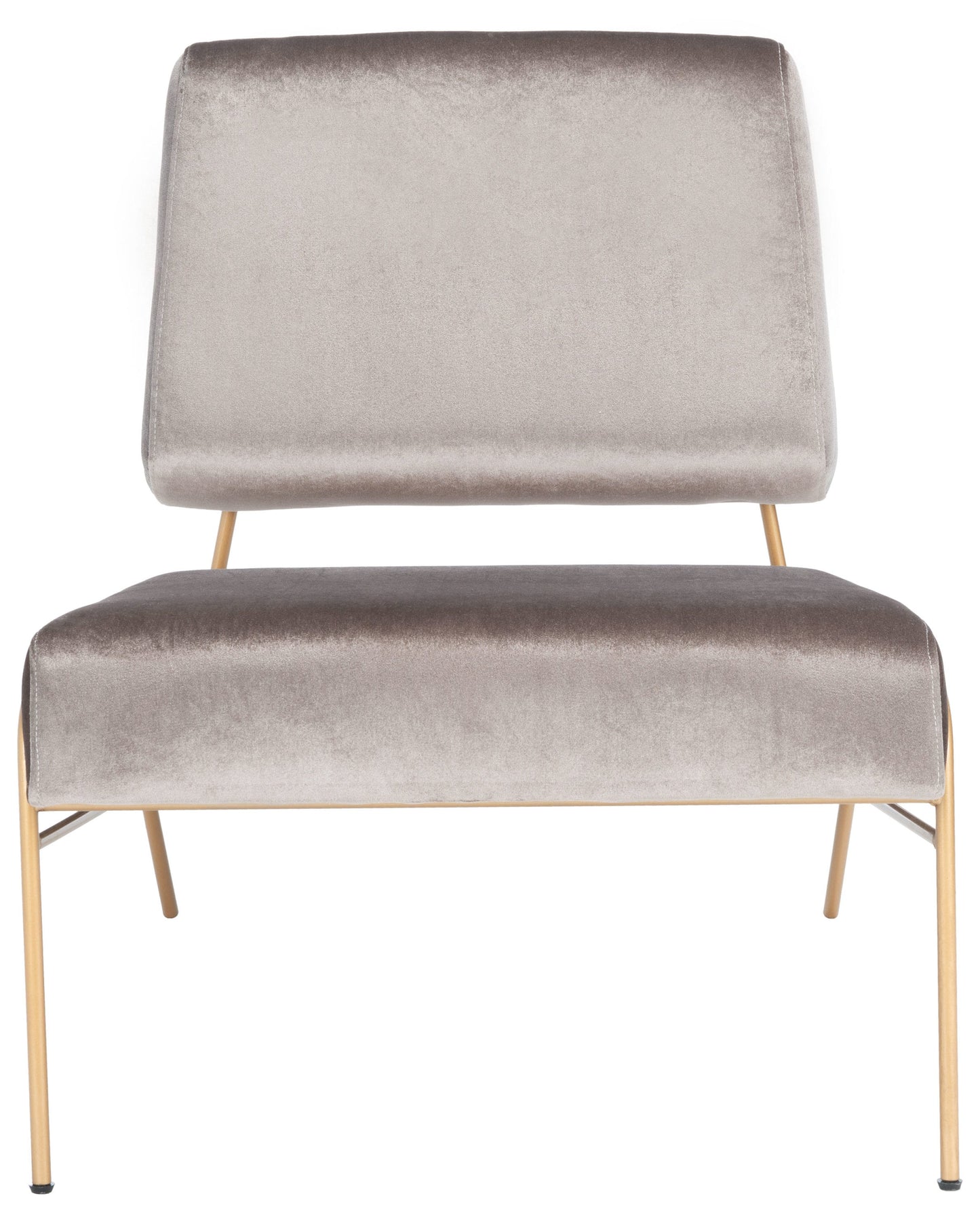 Safavieh Romilly Modern Hazel/Gold Velvet Accent Chair