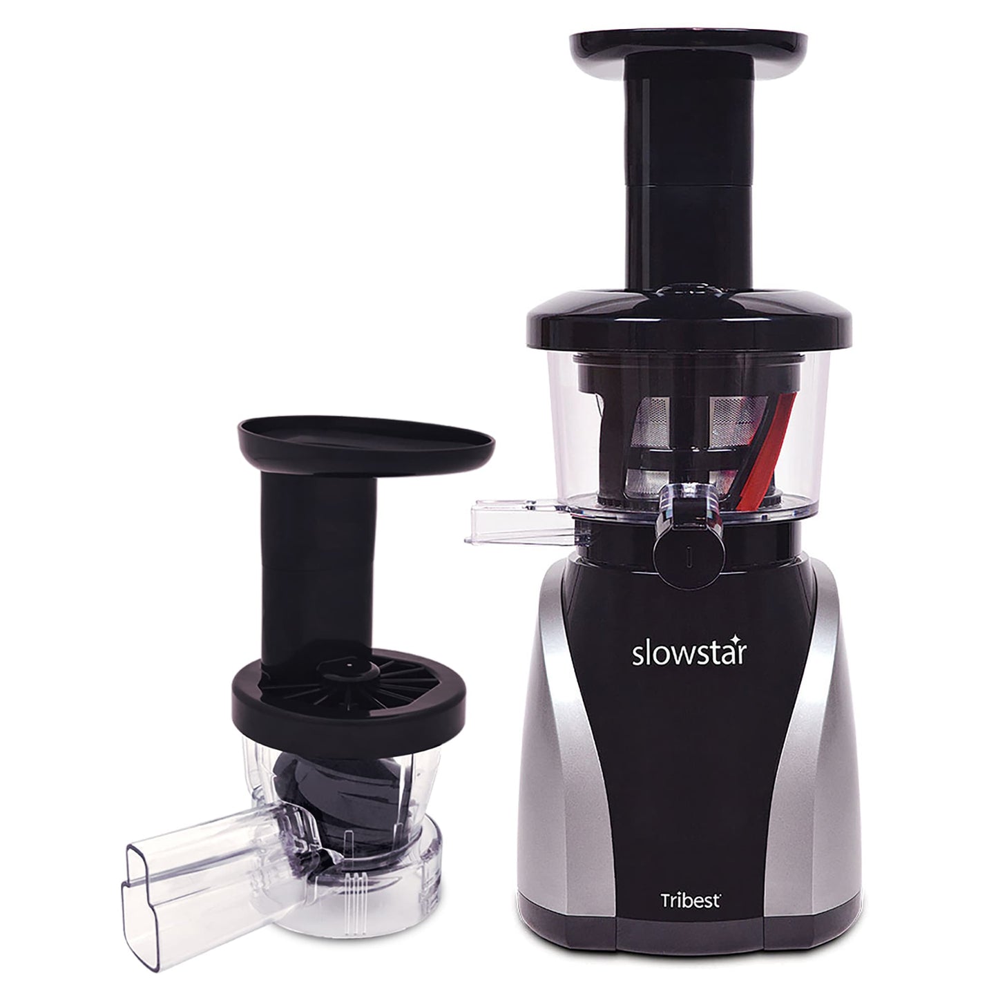 Tribest 18-oz Juice Extractor with Removable Pulp Tray (Silver, Black) SW-2020-B