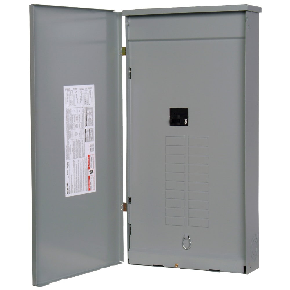 Siemens SN 200-Amp 30-Spaces 48-Circuit Outdoor Main Breaker Plug-on Neutral Load Center SNW3048B1200