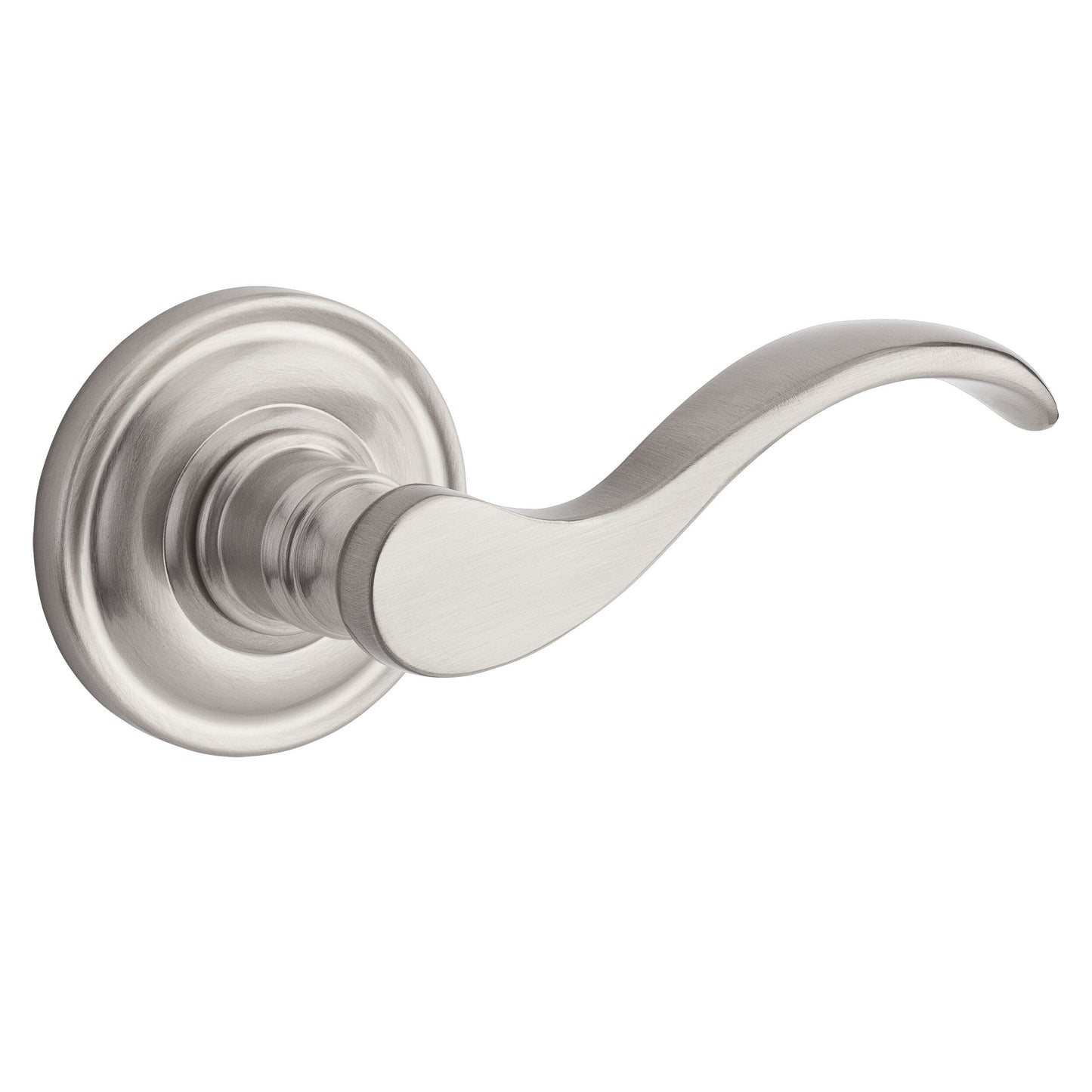Baldwin Reserve Satin Nickel Interior Bed/Bath Privacy Door Handle PVCURTRR150