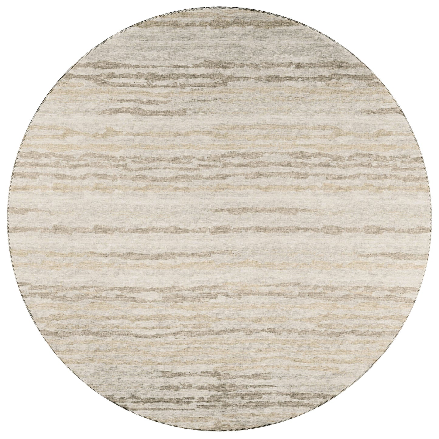 Addison Rugs Bravado 8 x 8 (ft) Baja Round Indoor/Outdoor Stripe Southwestern Area rug