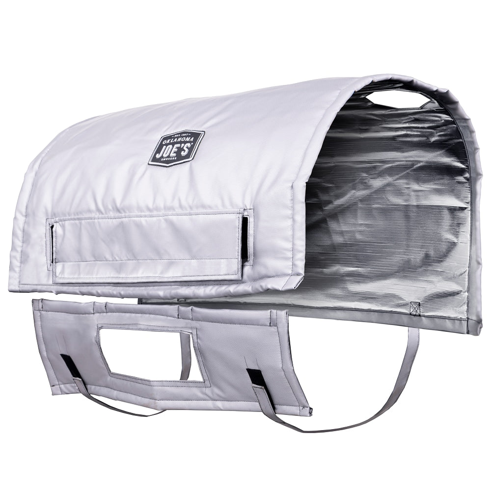 Oklahoma Joe's Rider Series 29.92-in W x 25.5-in H Grey Pellet Grill Cover 4818074W06