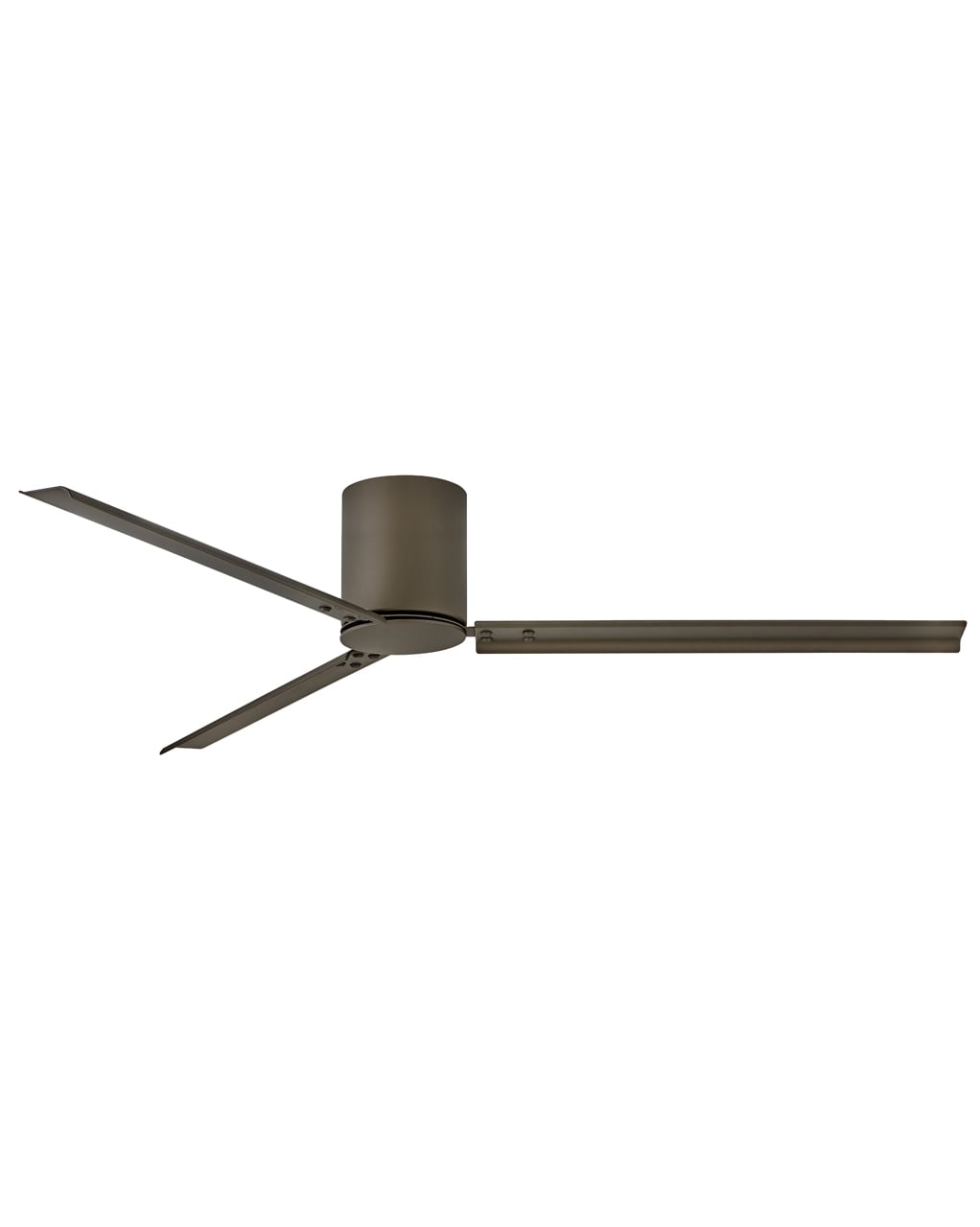 Hinkley Indy Flush 72-in Metallic Matte Bronze Indoor/Outdoor Flush Mount Smart Ceiling Fan and Remote (3-Blade) 901072FMM-NDD
