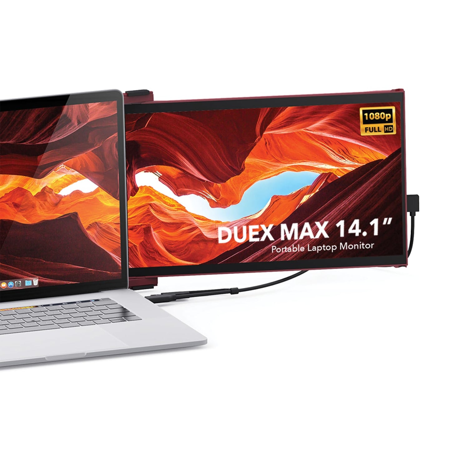 Mobile Pixels DUEX Max 14.1-In. IPS LCD Slide-out Display for Laptops (Red) MPX1011007P03