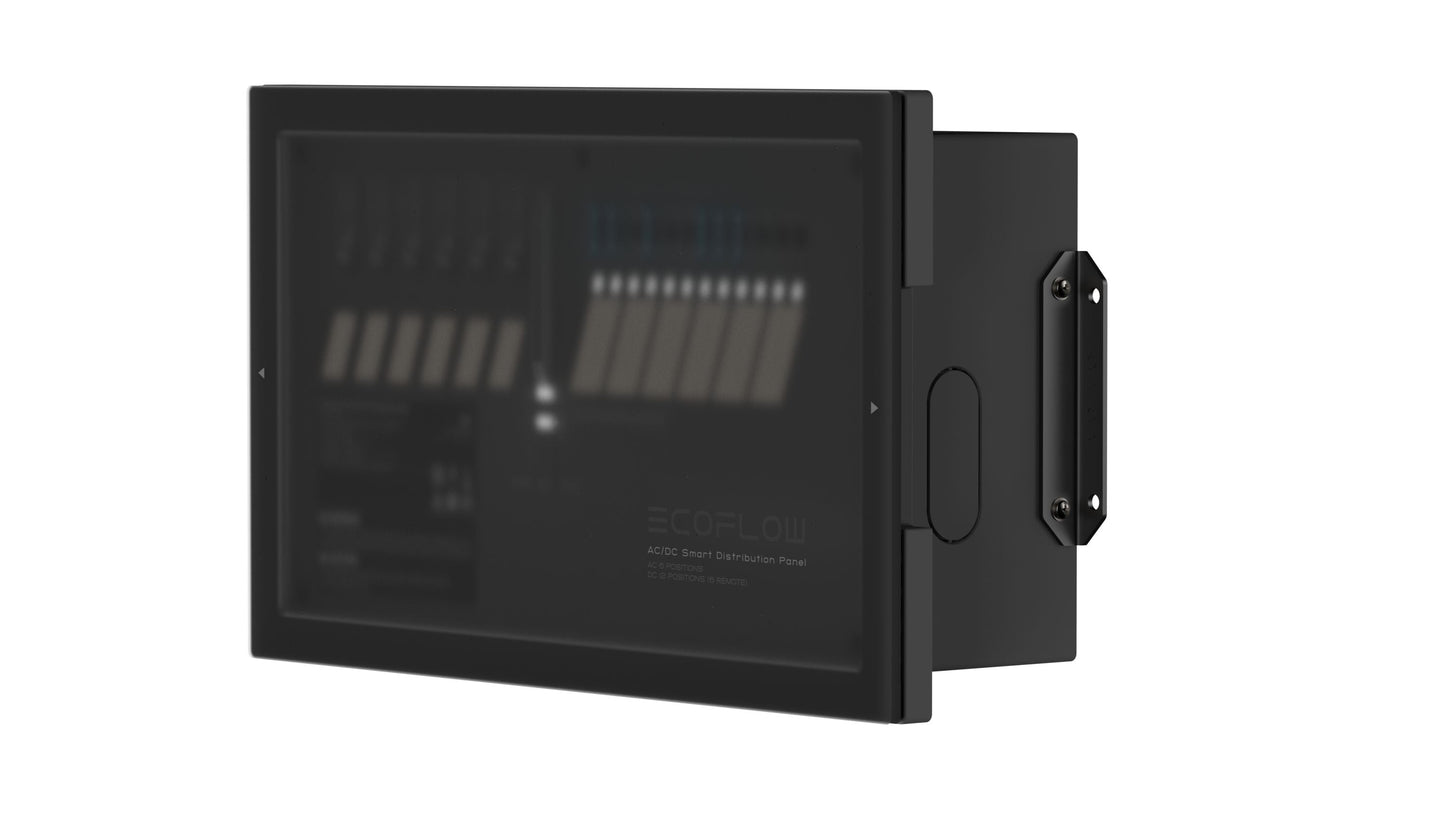 EcoFlow Smart Distribution Panel Black Portable Solar Power Kit
