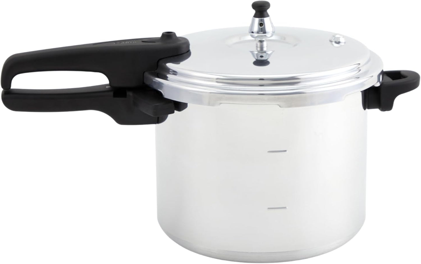 IMUSA 7 Quart Stovetop Aluminum Presure Cooker with safety valves for risk-free opening