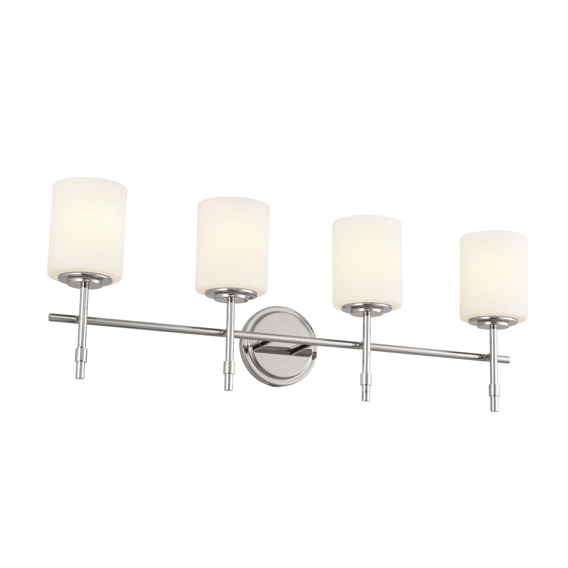 Kichler Ali 32.5-in 4 -Light Polished Nickel Traditional Vanity light 5269683