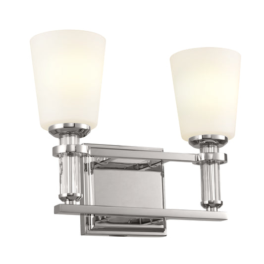 Kichler Rosalind 14.25-in 2 -Light Polished Nickel Traditional Vanity light 5269684