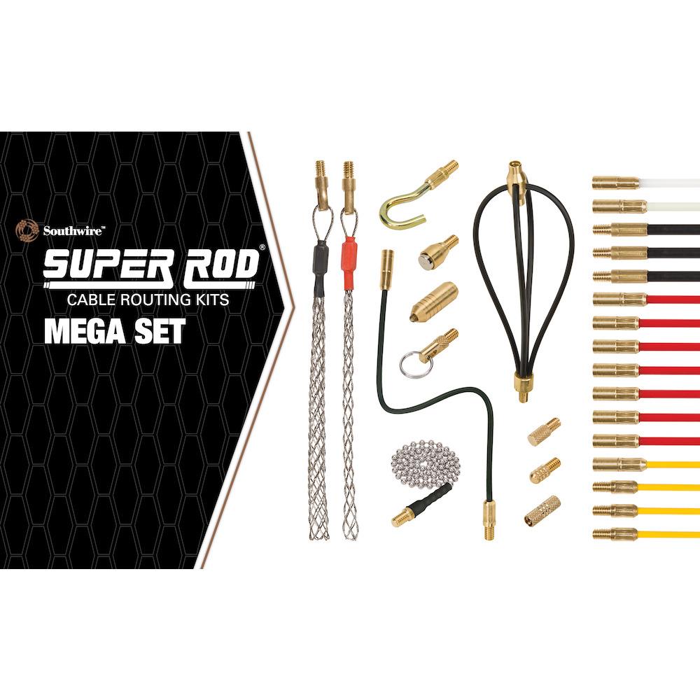 Madison Electric Products Super rod 52-ft Fiberglass Cable rod mega set