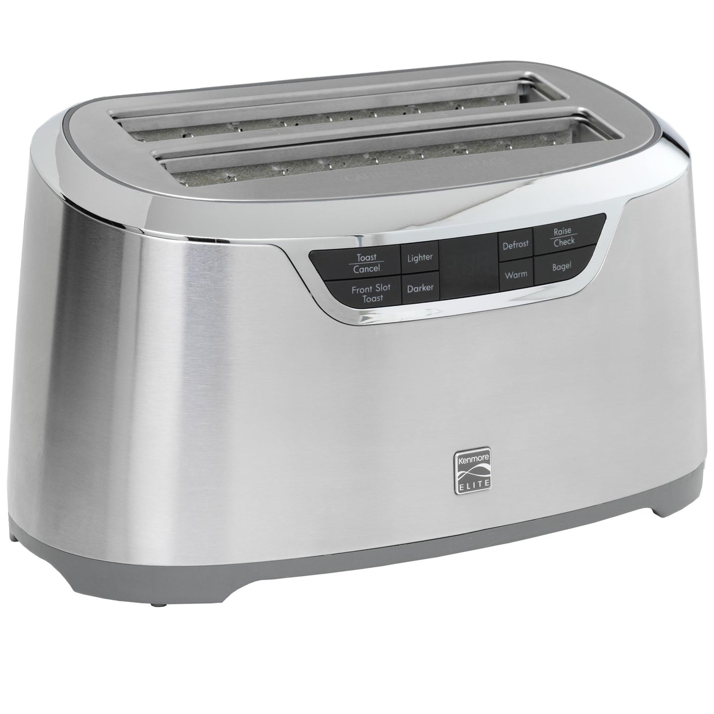 Kenmore Elite Long Slot, Digital Display Stainless Steel 4-Slice Toaster (1600-Watt) KKELST4SS