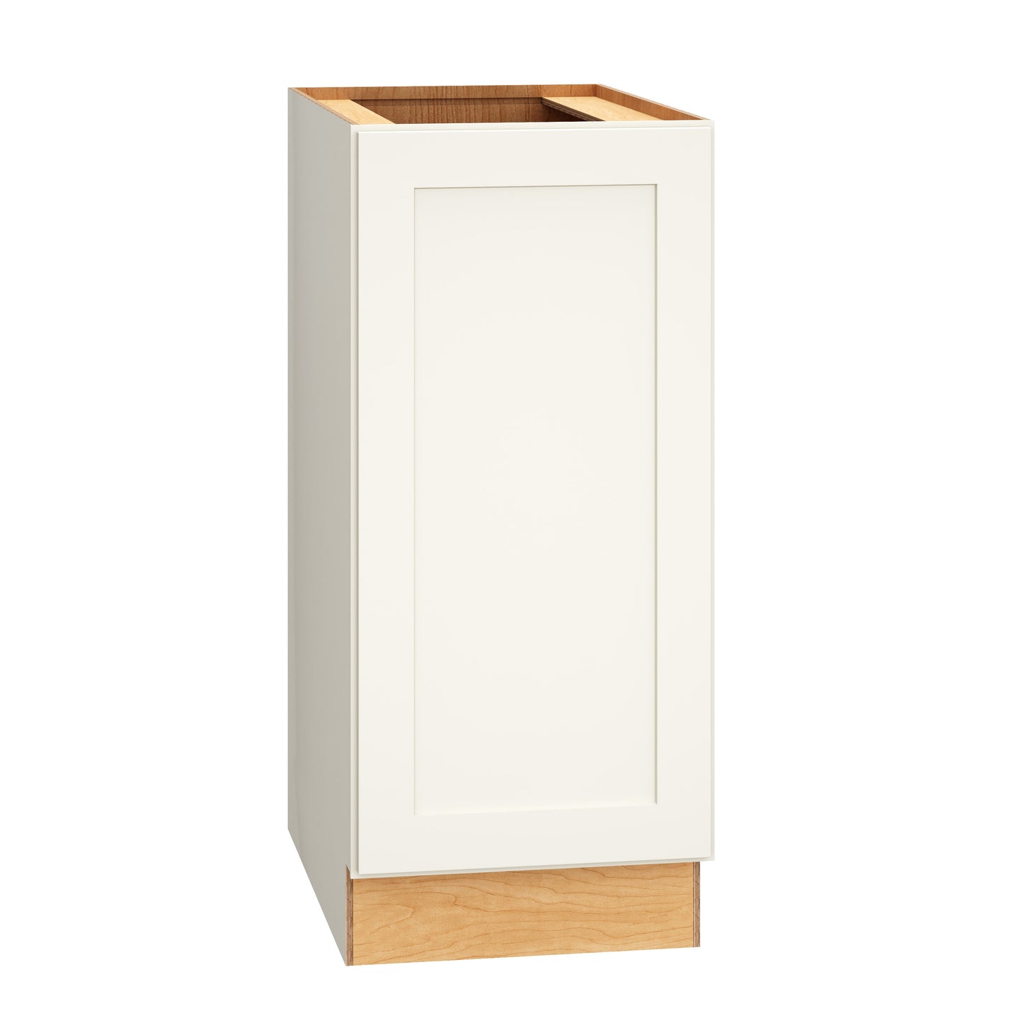 Diamond Express Jamestown 15-in W x 34.5-in H x 24-in D White Base Fully assembled Plywood Cabinet Recessed Panel Shaker