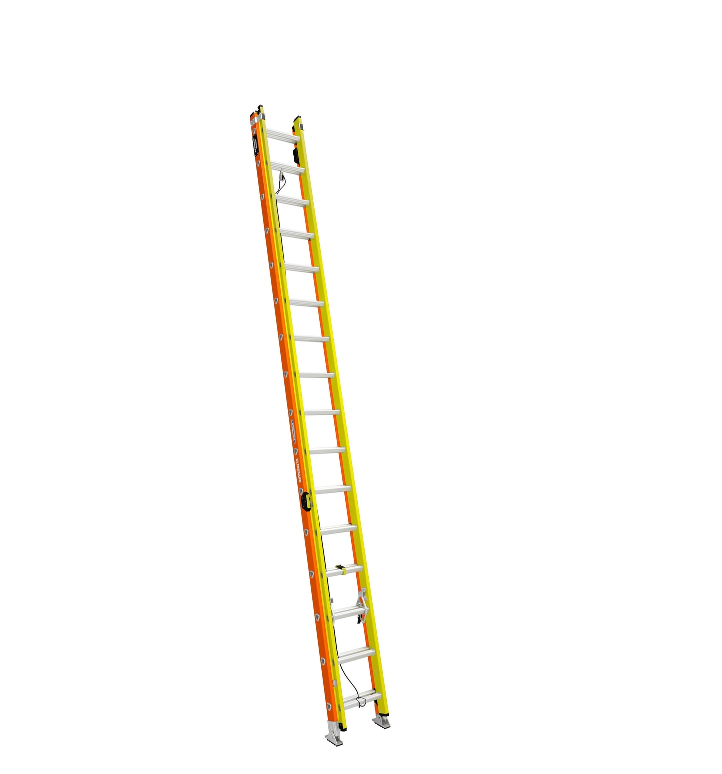 Werner Glidesafe 32-ft Fiberglass Type 1a- 300-lb Load Capacity Extension Ladder T6232-2GS