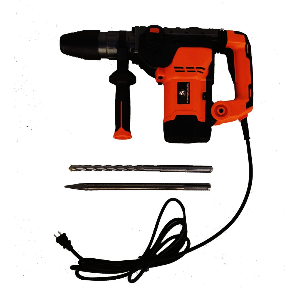 BN Products-USA 40 MM Rotary Hammer Drill 120-Volt Corded Demolition Hammer BNH-640