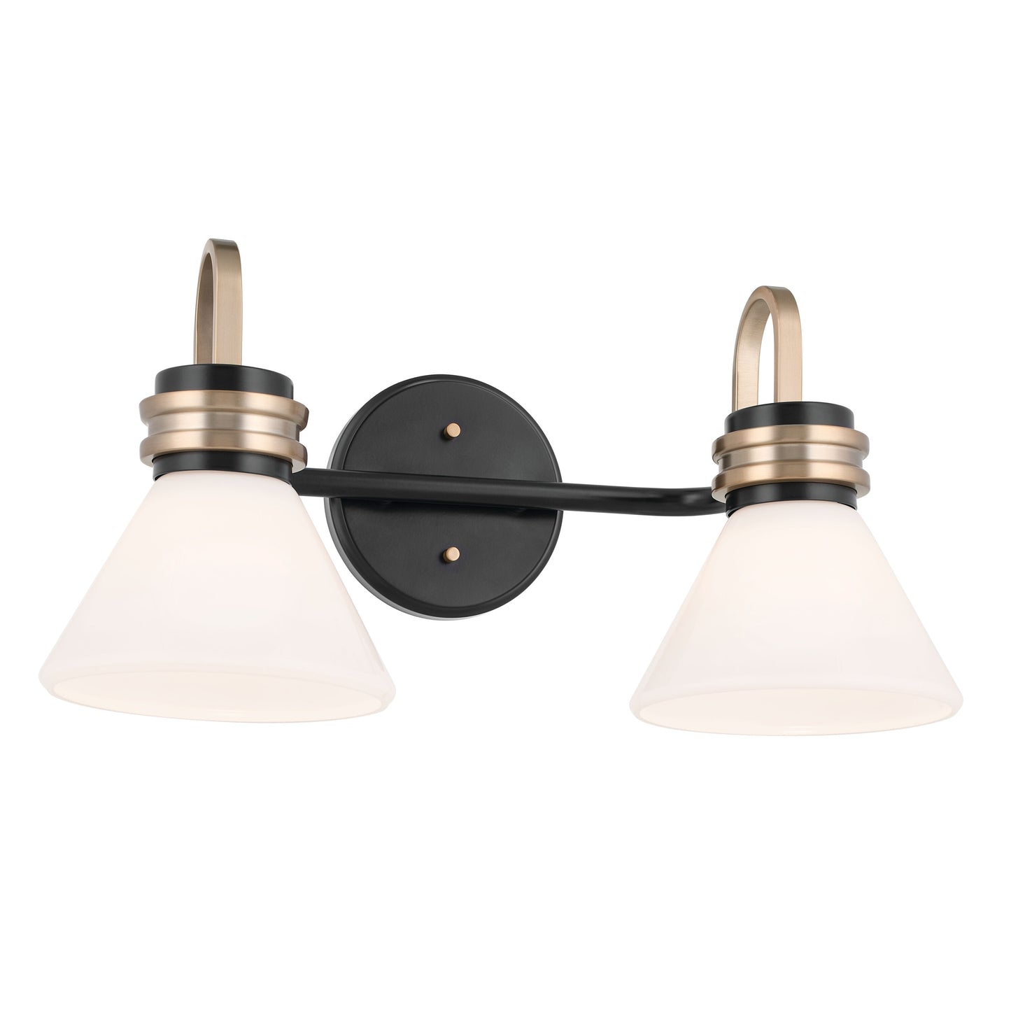 Kichler Farum 19.25-in 2 -Light Black Modern/contemporary Vanity light 5384733