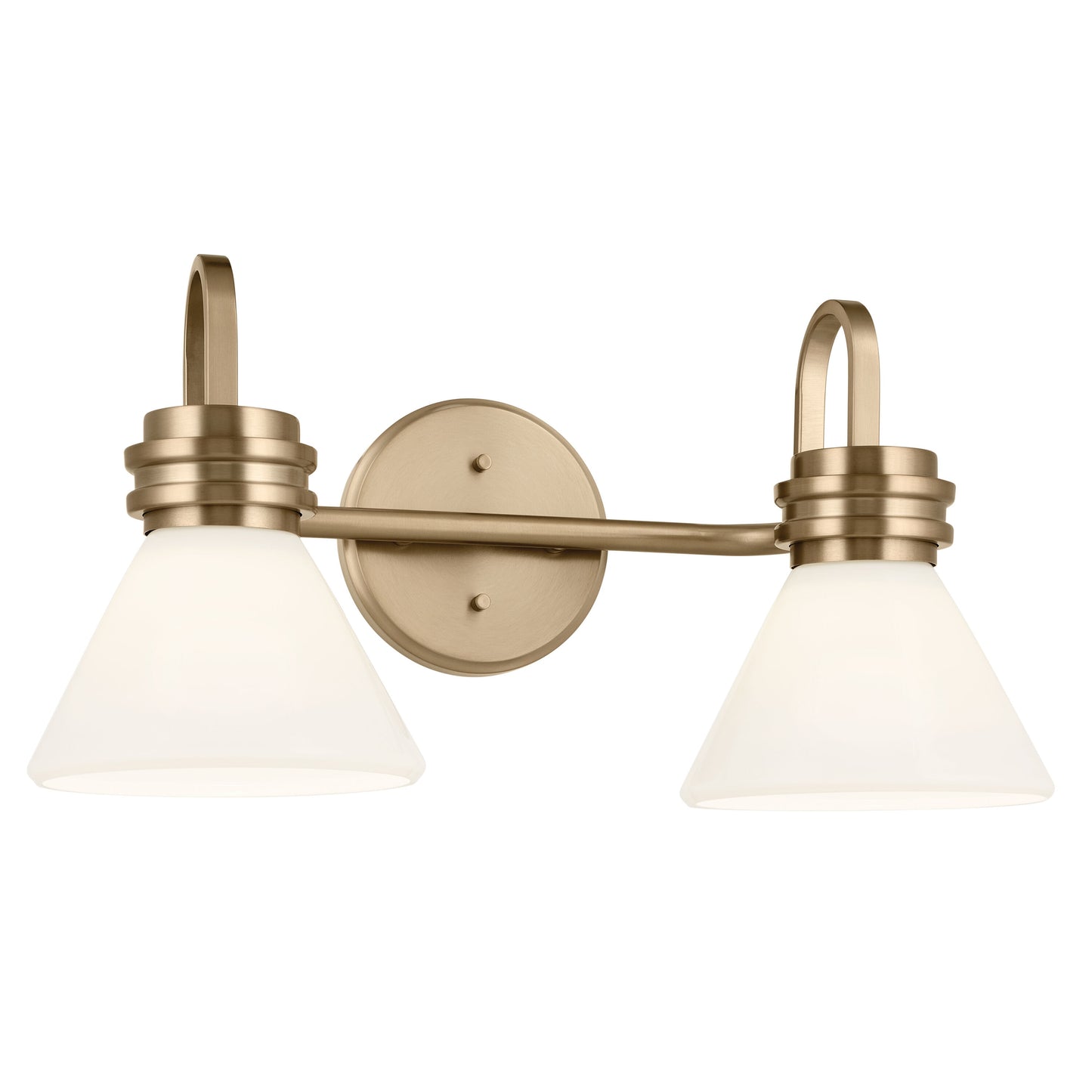 Kichler Farum 19.25-in 2 -Light Gold Modern/contemporary Vanity light 5384764