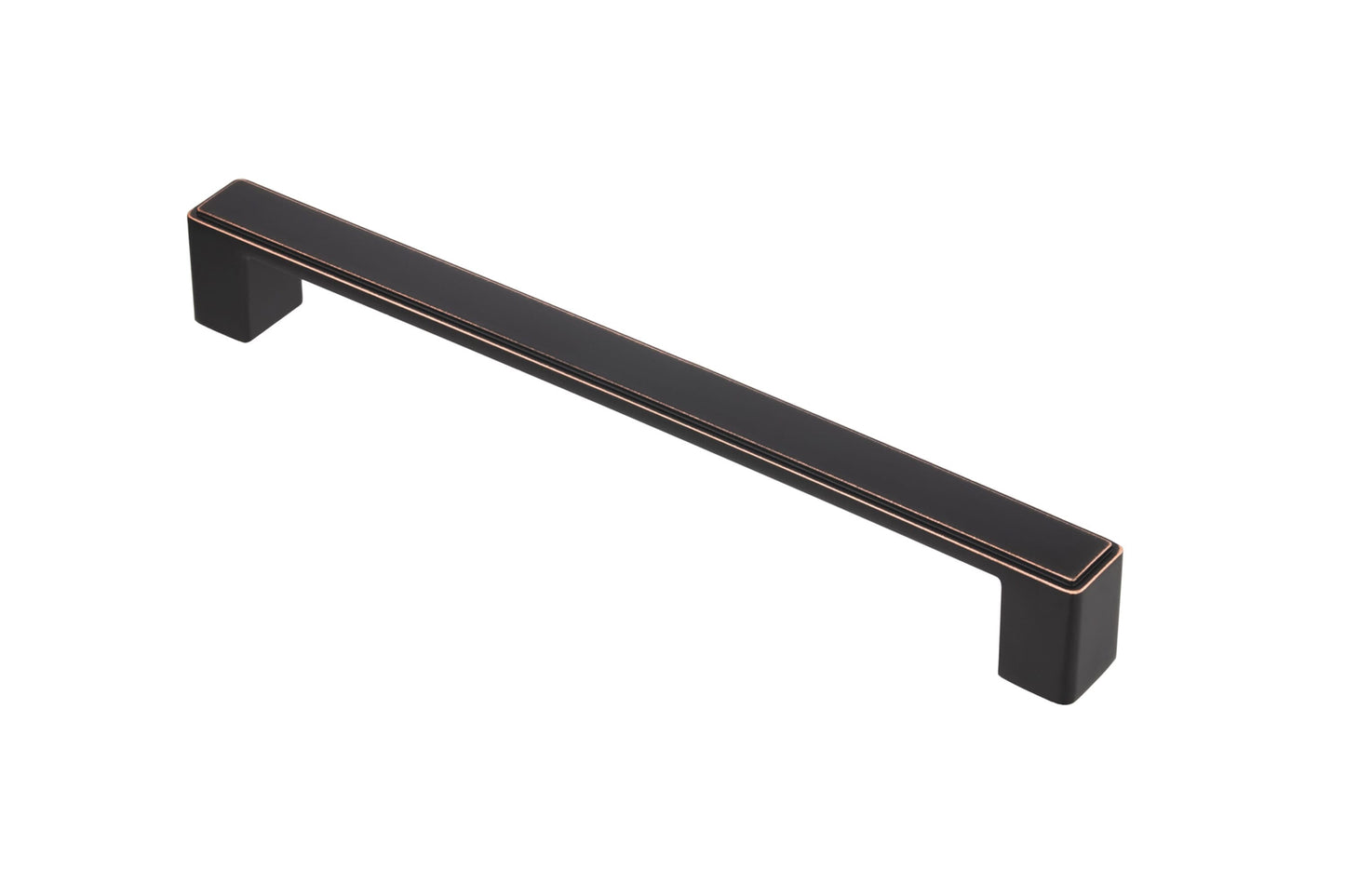 Kingsman Hardware Nepoli series 7-1/2-in (192Mm) Center to Center Oil Rubbed Bronze Rectangular Bar Drawer Pulls (50-Pack) NEPOLI-8-50ORB
