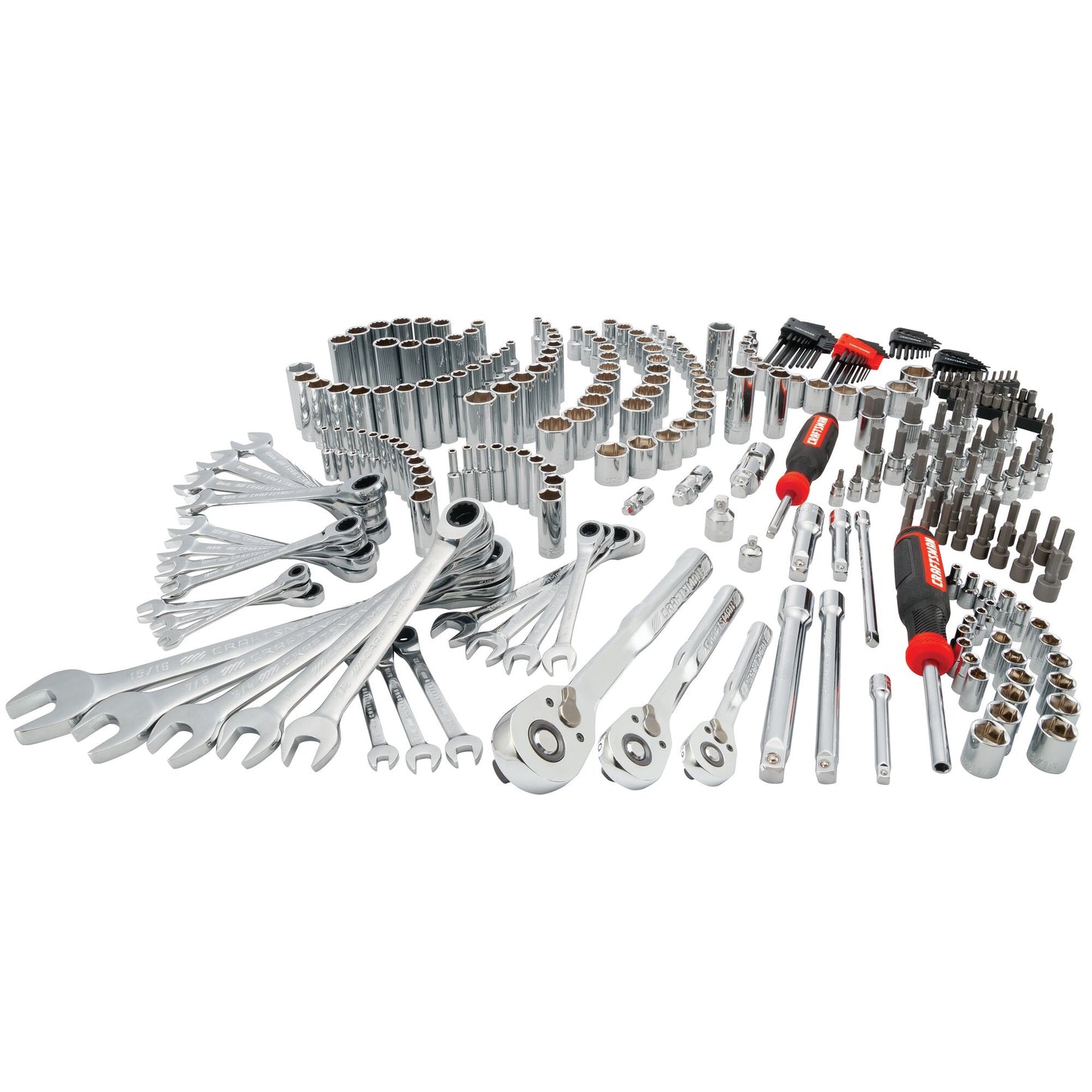 CRAFTSMAN 298 -Piece Standard (SAE) and Metric Mechanics Tool Set (no case)