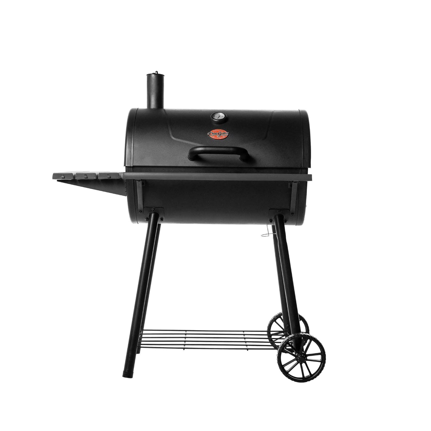 Char-Griller Super Pro Charcoal Grill 30-in W Black Barrel Charcoal Grill 2525
