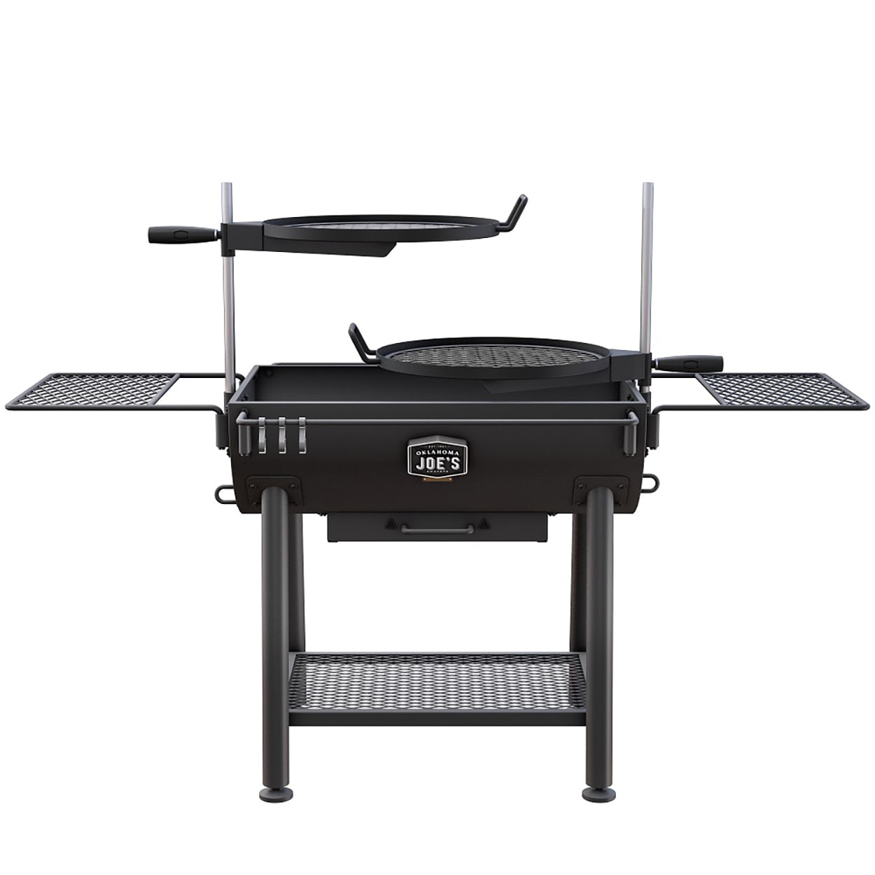 Oklahoma Joe's Firecraft 29-in W Black Barrel Charcoal Grill 23302166
