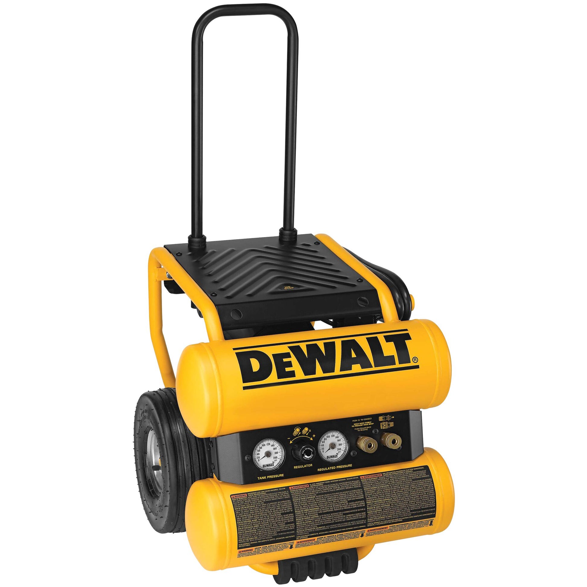 DEWALT 4.0-Gallon Portable Electric 125 PSI Twin stack Air Compressor