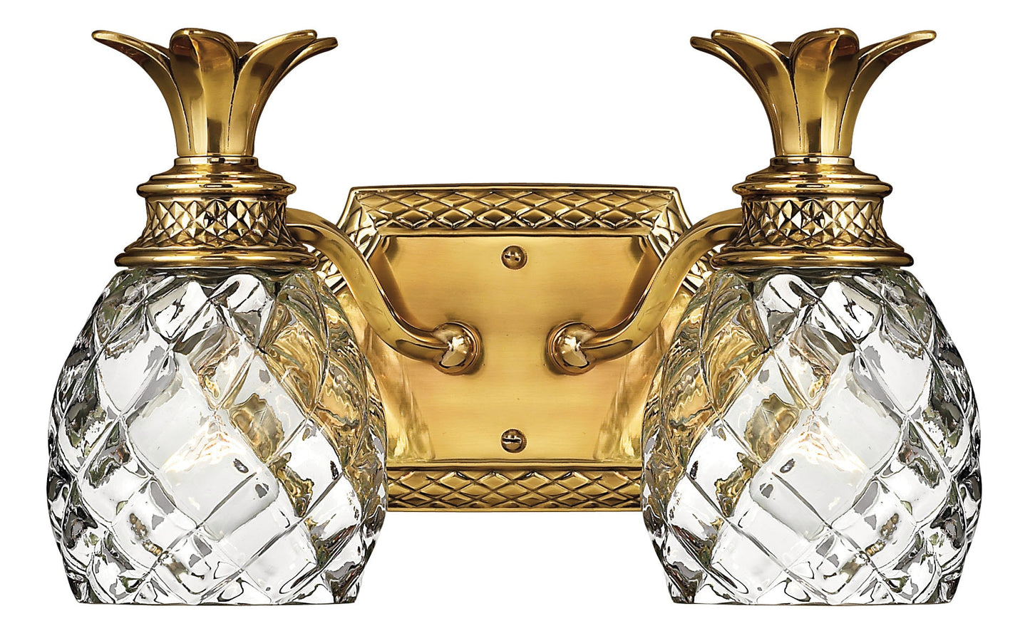 Hinkley Plantation 13-in 2 -Light Antique Brass Traditional Vanity light 5663122