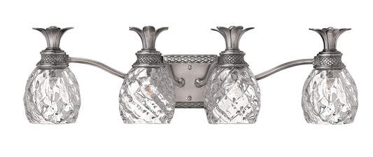 Hinkley Plantation 29-in 4 -Light Antique Nickel Traditional Vanity light 5663020