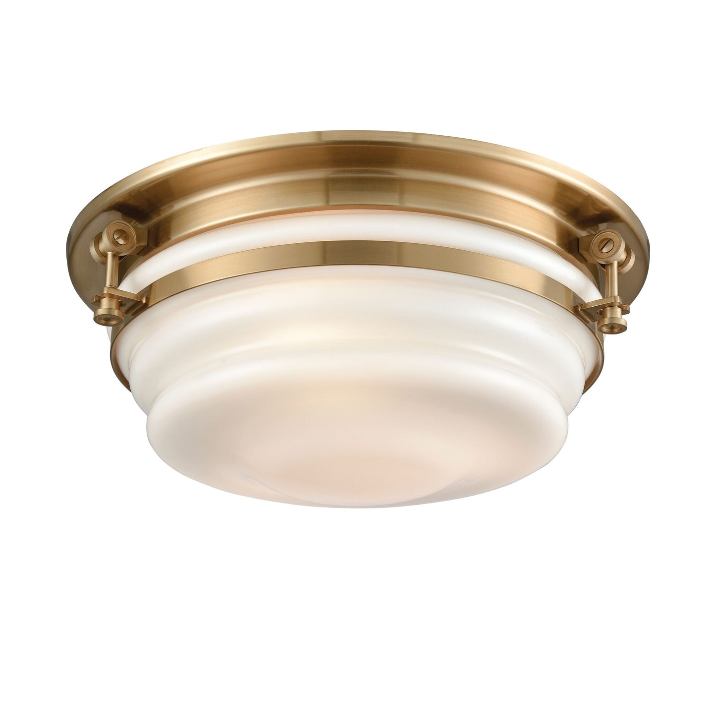 Westmore by ELK Lighting Collection 3-Light Multiple Finishes Brass Flush Mount Light