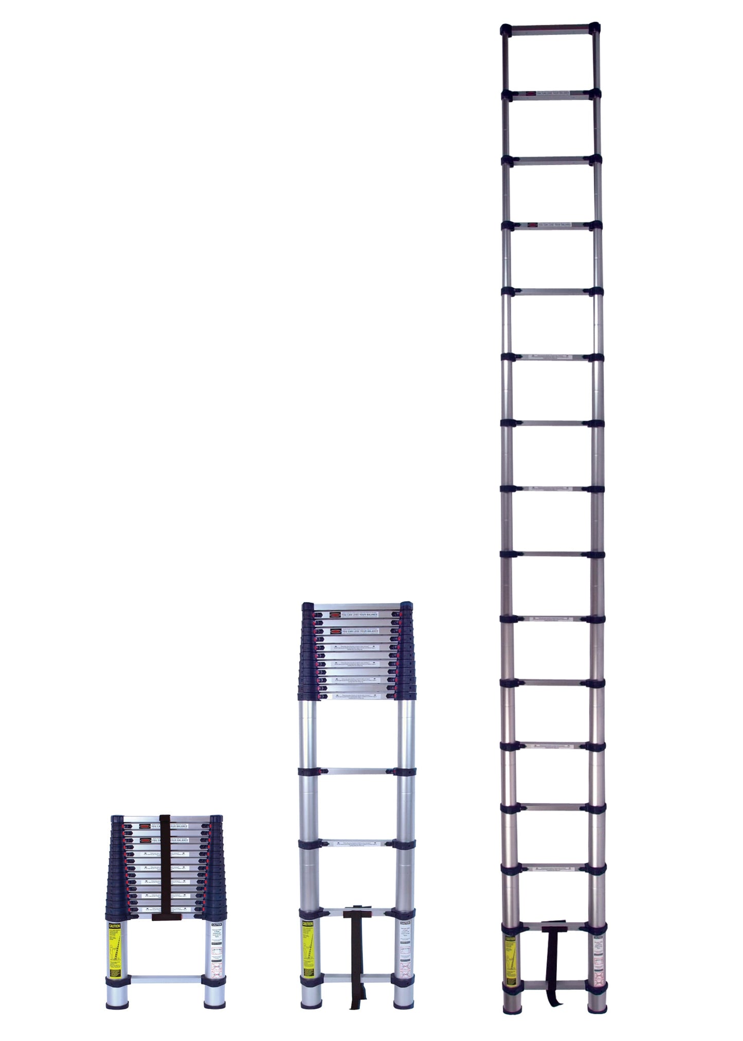 Xtend+Climb ANSI Certified 15.5-ft Aluminum Type 1- 250-lb Load Capacity Telescoping Extension Ladder 785P+