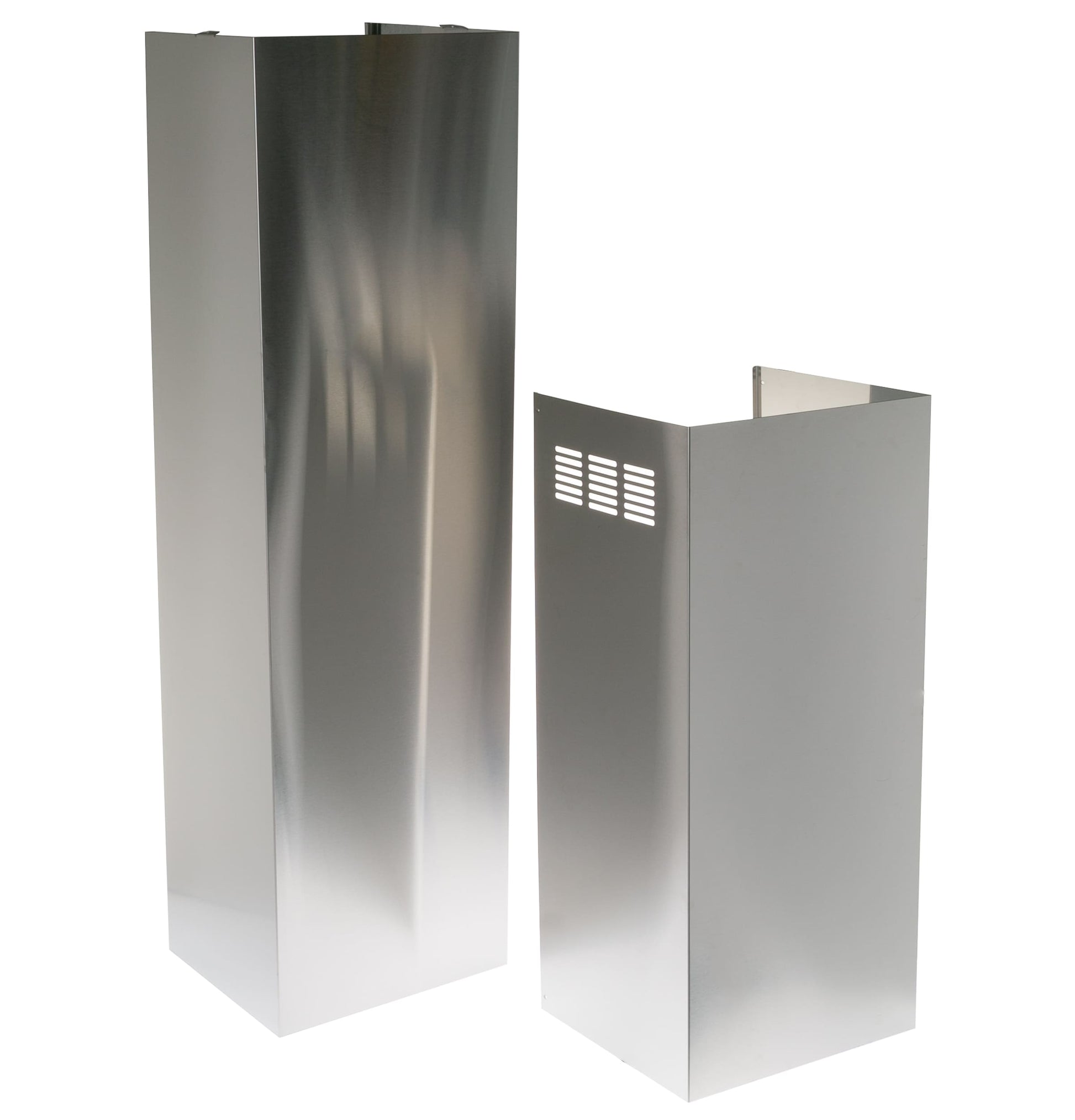 GE Profile Wall-Mounted range hood Flue cover 2 -Pack Stainless Steel