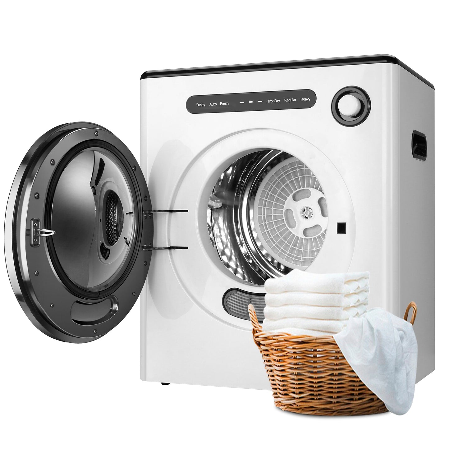 Yardreeze 1.6-cu ft Steam Cycle Electric Dryer (White)